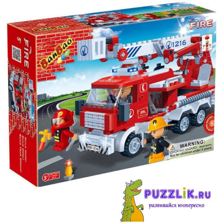 Конструктор BanBao: Большая пожарная машина (8313)