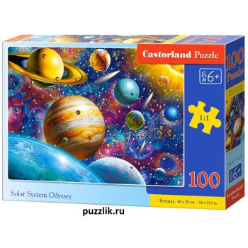 Пазлы Castorland: «Солнечная система» 100 Эл (B-111077)