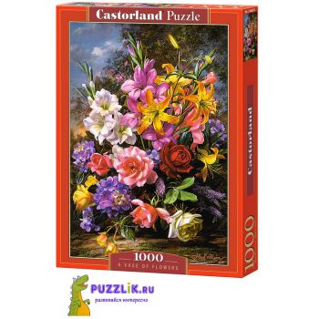 Пазлы Castorland: «Ваза с цветами» 1000 Эл (C-103607)