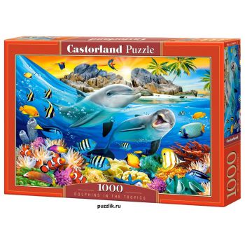 Пазлы Castorland: «Дельфины» 1000 Эл (C-104611)