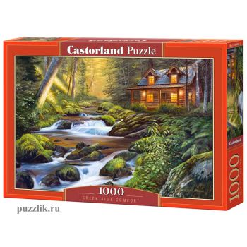 Пазлы Castorland: «Дом у ручья» 1000 Эл (C-104635)