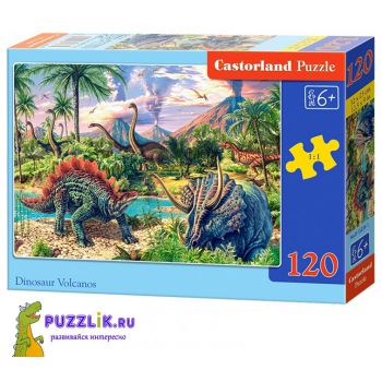 Пазлы Castorland «Динозавры» 120 Эл (B-13234)