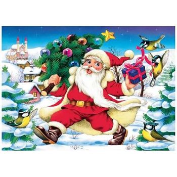 Пазлы Castorland: «Дед Мороз» 120 Эл (A-PUM120-см)
