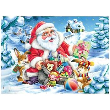 Пазлы Castorland: «Санта с подарками» 120 Эл (A-PUM120-см)