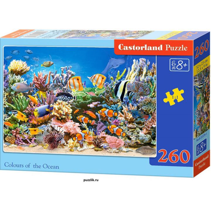 Пазлы Castorland: «Цвета океана» 260 Эл (B-27279)