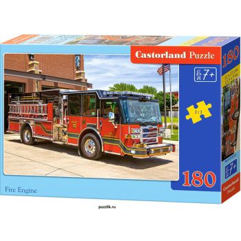Пазлы Castorland: «Пожарная машина» 180 Эл (B-018352)