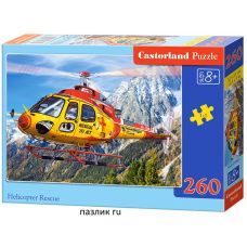 Пазлы Castorland: «Вертолет в горах» 260 Эл (B-27248)