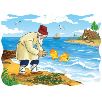 Пазлы Castorland «Сказка о рыбаке и рыбке» 30 Эл (B-PU03405)