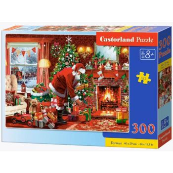 Пазлы Castorland «Новый год. Подарки от Санты» 300 Эл (B-030538)