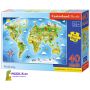 Пазлы Castorland: «Карта мира» 40 Эл Maxi (B-040117)