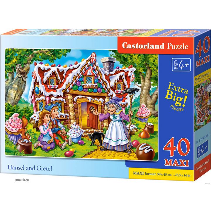 Пазлы Castorland: «Пряничный домик» 40 Эл (B-040285)