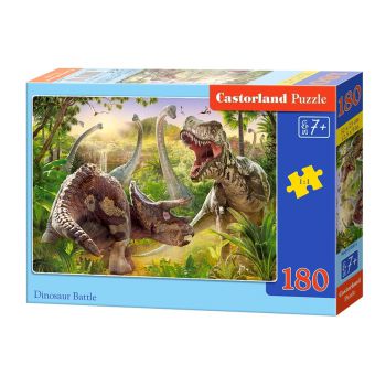 Пазлы Castorland «Битва Динозавров» 180 Эл (B-018413)