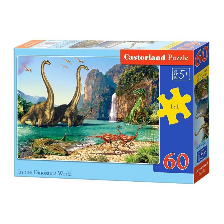 Пазлы Castorland «Мир Динозавров» 60 Эл (B-06922)