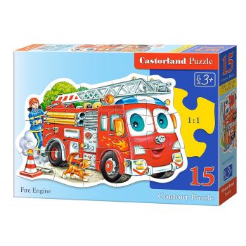 Пазлы Castorland «Пожарная Машина» 15 Эл (B-015078)