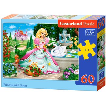 Пазлы Castorland «Принцесса и лебедь» 60 Эл (B-066056)
