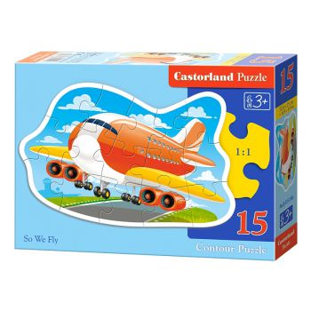 Пазлы Castorland «Самолет» 15 Эл (B-015146)