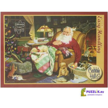 Пазл Cobble Hill «Дремлющий Санта Клаус» 275 Эл (54334)