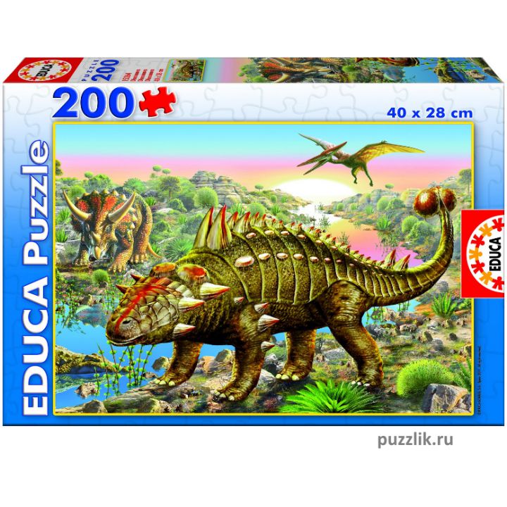 Пазлы EDUCA «Динозавры» 200 Эл (15264)