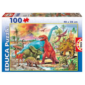 Пазлы EDUCA «Динозавры» 100 эл (13179)