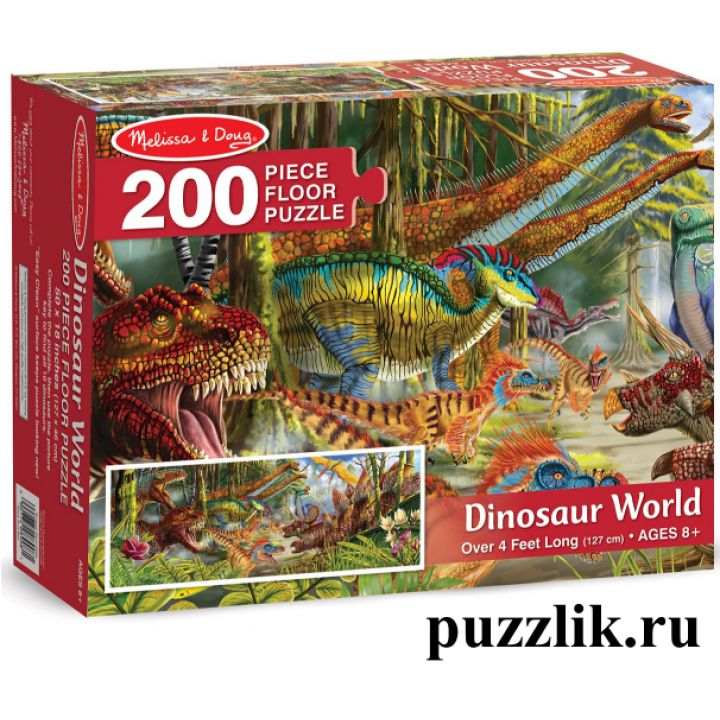 Пазлы Melissa and Doug «Жизнь динозавров» 200 Эл (DV19290)