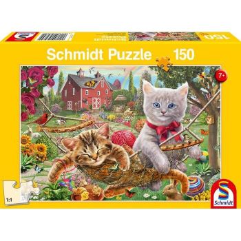 Детские Пазлы Schmidt: «Котята в гамаке» 150 Эл (56286)