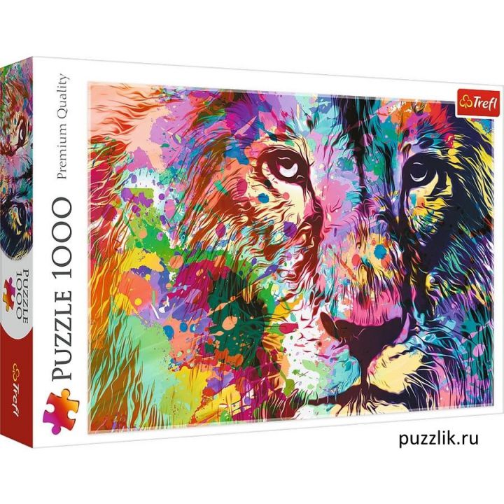 Пазлы Trefl: «Красочный лев» 1000 эл (10707)