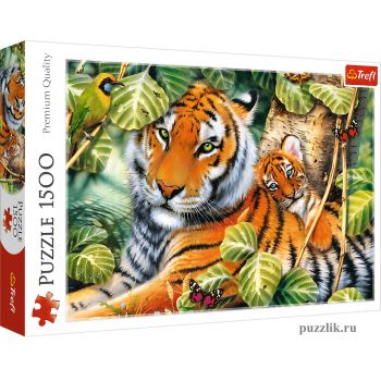 Пазлы Tefl: «Два тигра» 1500 Эл (26159)