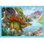 Пазлы с динозаврами Trefl: 4 в 1 «Динозавры» 12,15,20,24 Эл (34609)
