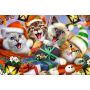 Деревянные Пазлы Tefl: «Рождественские котята» 500+1 Эл (20172)
