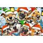 Деревянные Пазлы Tefl: «Рождественские собаки» 500+1 Эл (20173)