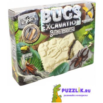 Набор для раскопок: "Bugs Excavation. Насекомые" Danko Toys (BEX-01-02)