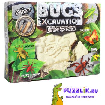 Набор для раскопок: "Bugs Excavation. Насекомые" Danko Toys (BEX-01-03)